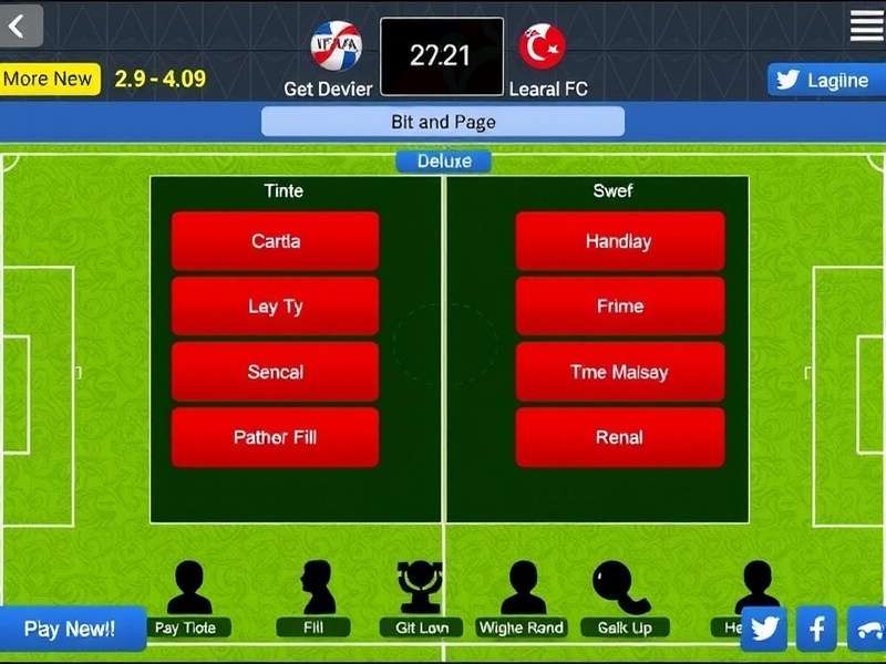 FIFA Manager Wizard Deluxe Gameplay Screenshot